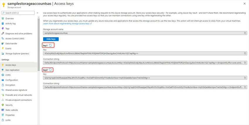Stored Access Policy